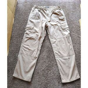 5.11 Tactical Pants Mens 36x32 Beige TacLite Pro Ripstop Duty Range LEO EMT Work